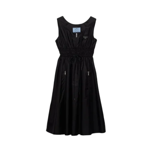 Re-Nylon Sleeveless Midi Dress