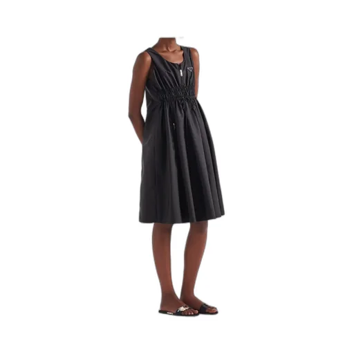 Re-Nylon Sleeveless Midi Dress