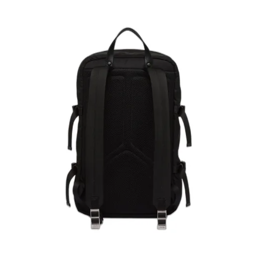 Logo Plaque Zipped Backpack