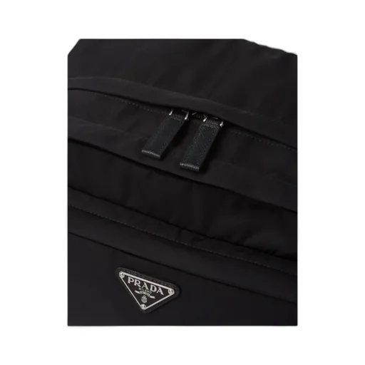 Logo Plaque Zipped Backpack