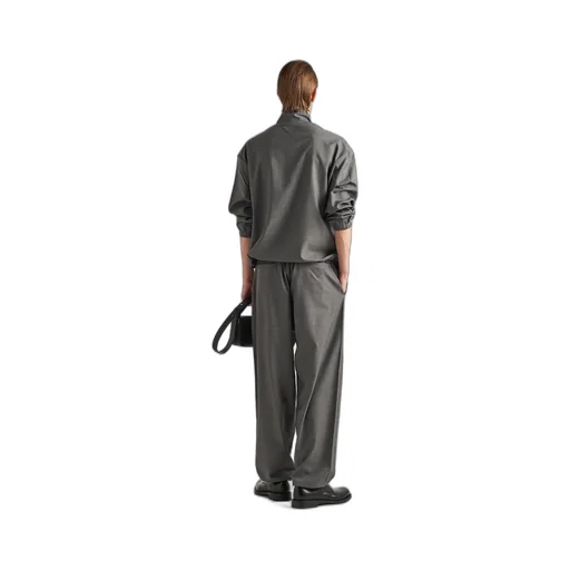 Wide-Leg Tailored Trousers
