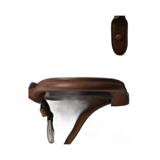 Belted Open-Top Medium Handbag
