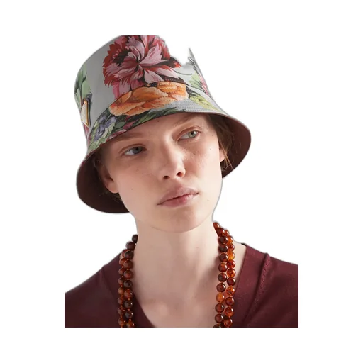 Reversible Printed Cotton Bucket Hat