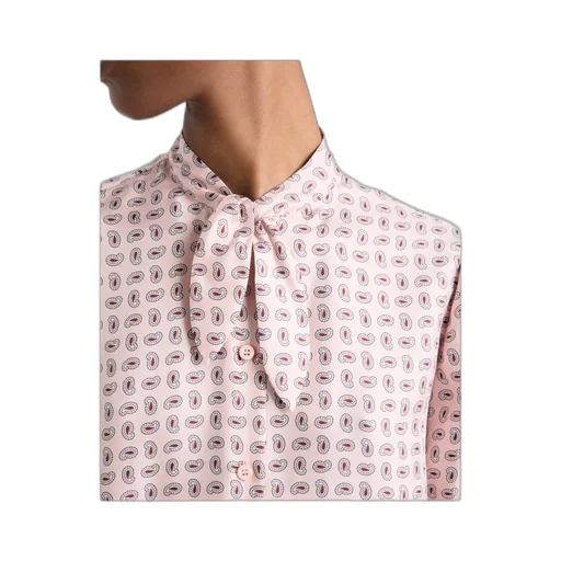 Printed Silk Twill Mini-Dress