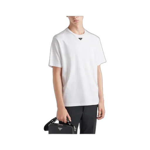 Logo Plaque Crewneck T-Shirt