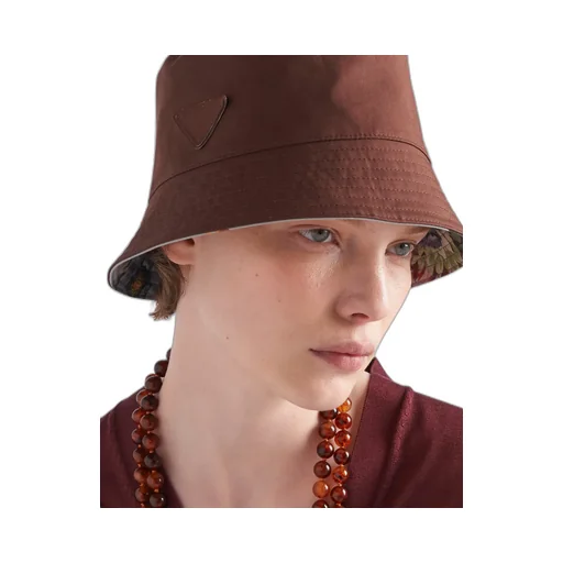 Reversible Printed Cotton Bucket Hat