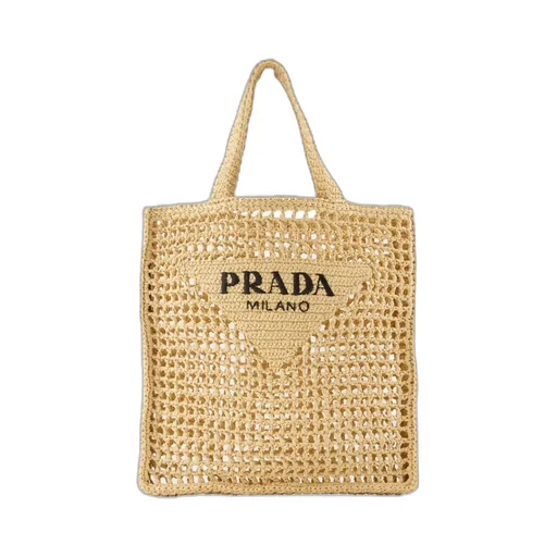 Logo Printed Woven Tote Bag
