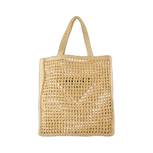 Logo Printed Woven Tote Bag