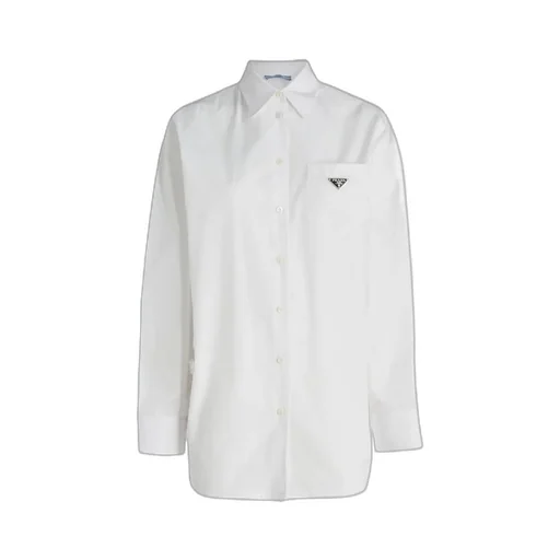 Logo Plaque Button-Up Shirt