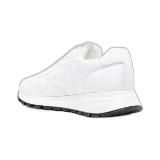 Logo-Plaque Lace-Up Sneakers