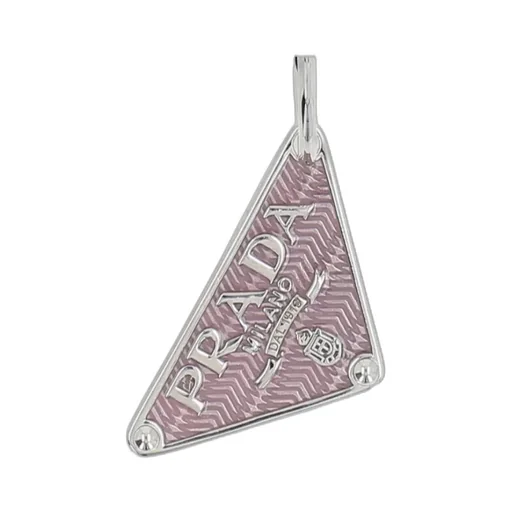 Logo Plaque Triangle Earrings