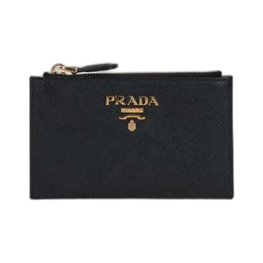 Logo-Plaque Leather Wallet