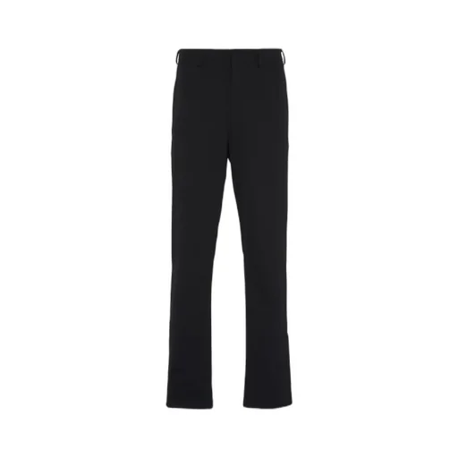 Logo Plaque Cropped Tailored Trousers