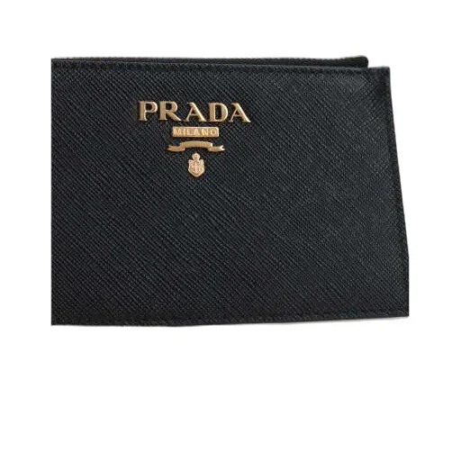 Logo-Plaque Leather Wallet