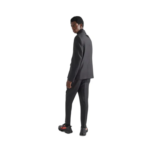 Single-Breasted Mohair Wool Jacket
