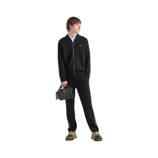 Stripe-Detailed Straight Leg Track Pants