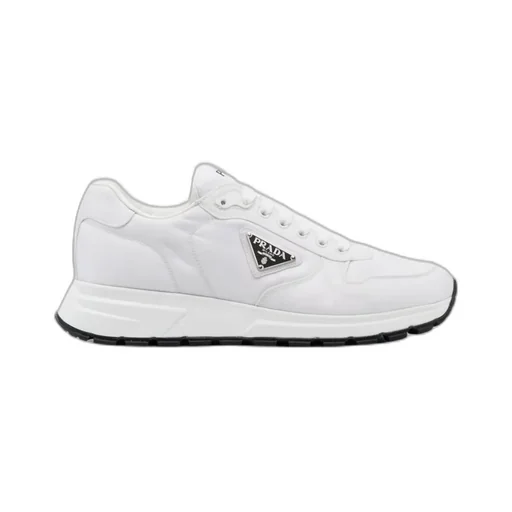 Logo-Plaque Lace-Up Sneakers
