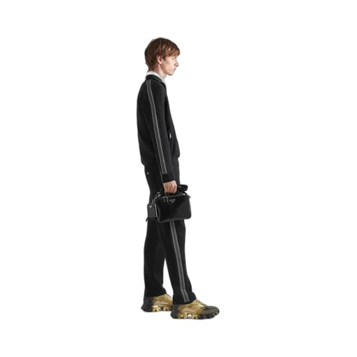Stripe-Detailed Straight Leg Track Pants