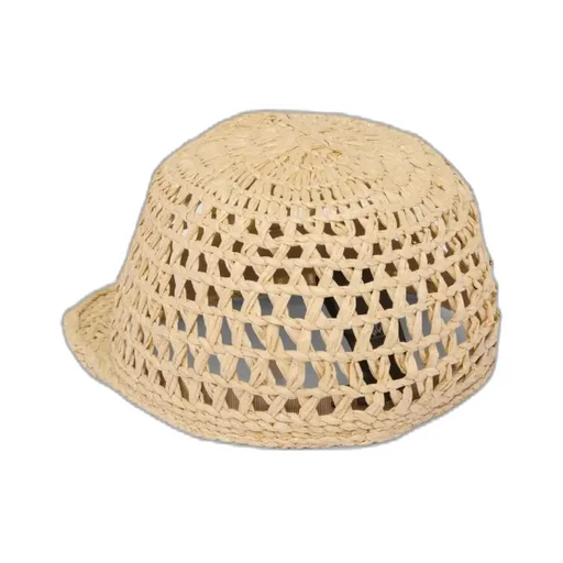 Triangle Logo Woven Raffia Hat
