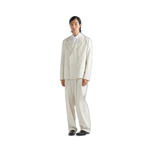 Double-Breasted Long Sleeved Blazer