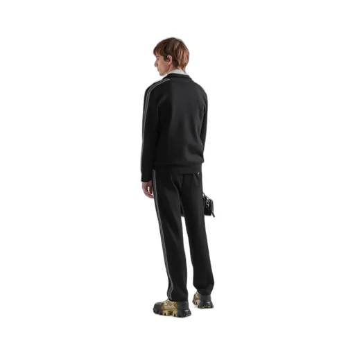 Stripe-Detailed Straight Leg Track Pants