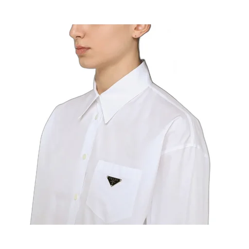 Logo Plaque Button-Up Shirt