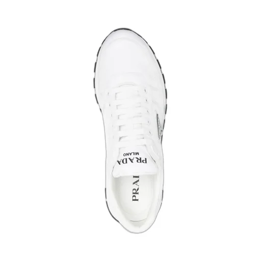 Logo-Plaque Lace-Up Sneakers