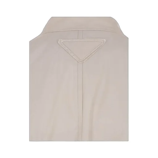 Double-Breasted Belted Trench Coat