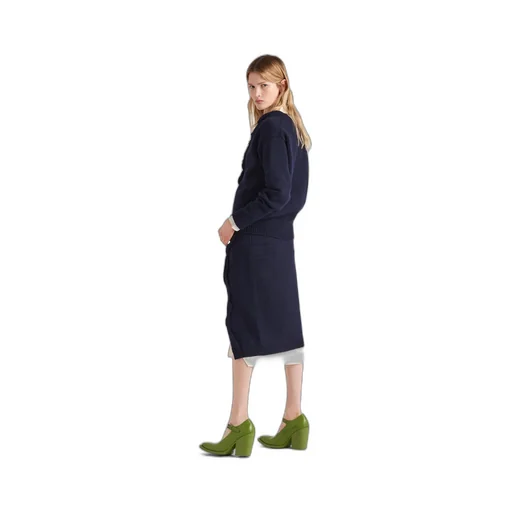 Buttoned V-Neck Jumper