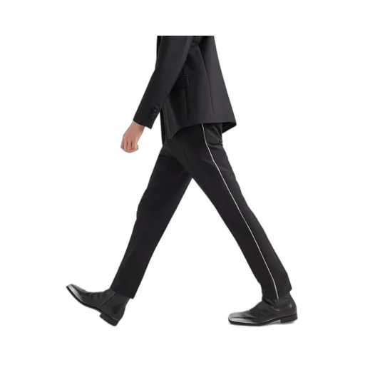 Stripe-Detailed Tailored Trousers