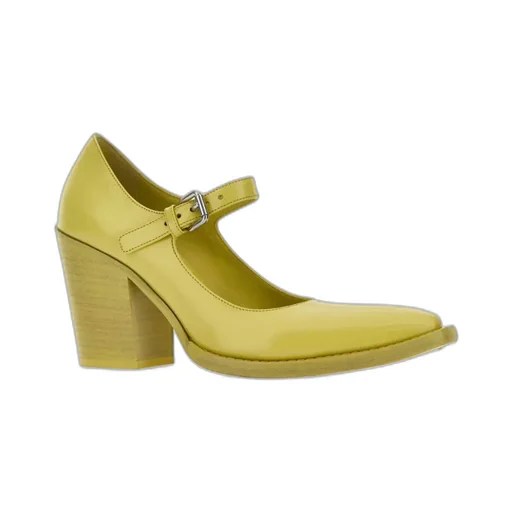Logo Detailed Buckled Pumps
