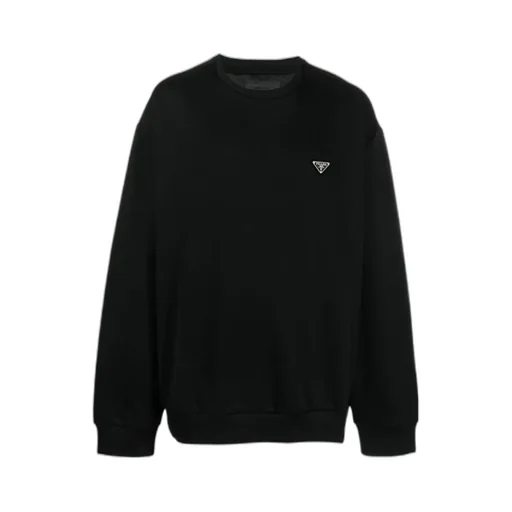 Logo Plaque Crewneck Sweatshirt