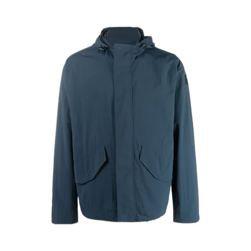 Logo-Patch Hooded Jacket