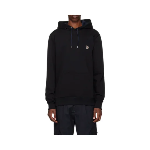 Zebra Patch Drawstring Hoodie