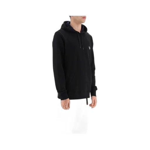 Zebra Patch Drawstring Hoodie