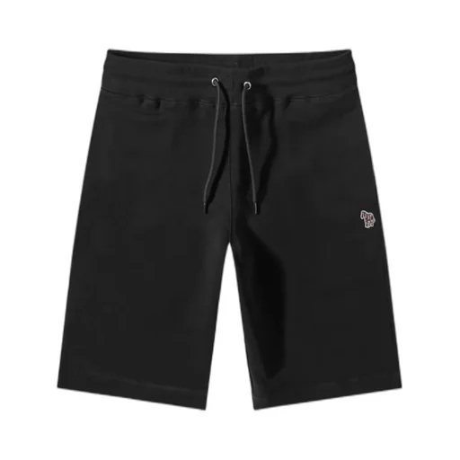 Zebra Patch Drawstring Bermuda Shorts