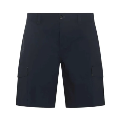 Low Rise Poplin Cargo Shorts