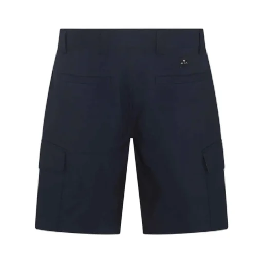 Low Rise Poplin Cargo Shorts
