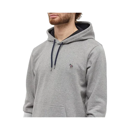 Zebra Patch Drawstring Hoodie