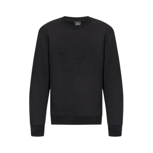 Zebra Motif Jersey Sweatshirt