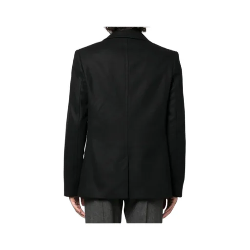 Double-Breasted Wool-Blend Coat