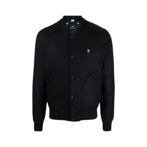 Wadded Logo-Embroidered Bomber Jacket