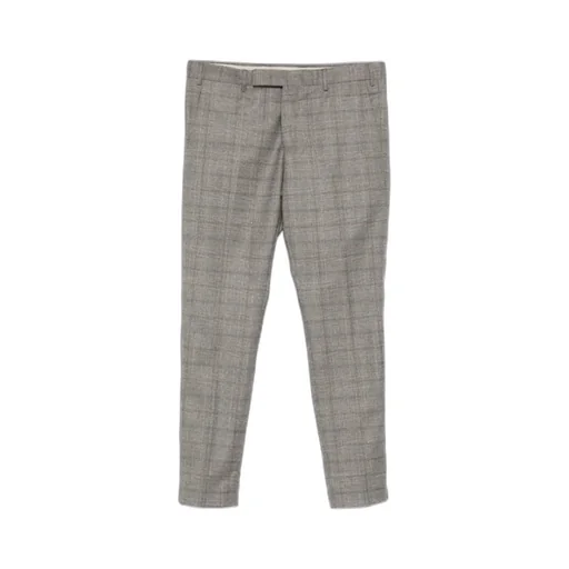 Checked-Pattern Trousers