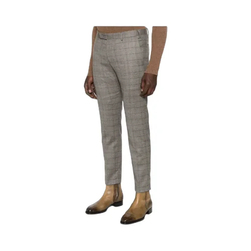 Checked-Pattern Trousers