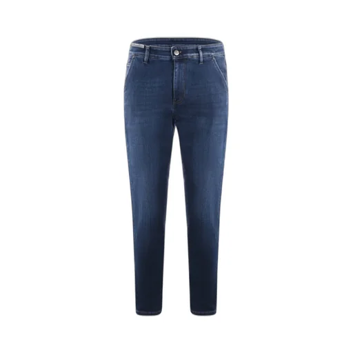 Denim Straight-Leg Jeans