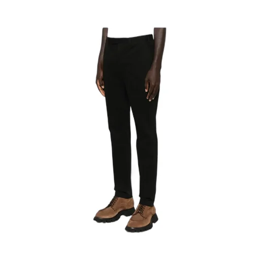 Cotton Straight-Leg Trousers