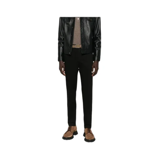 Cotton Straight-Leg Trousers