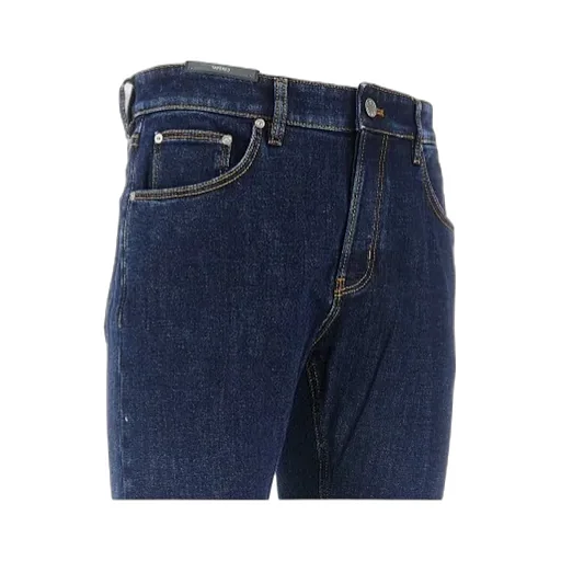 Denim Trousers With Belt Loops