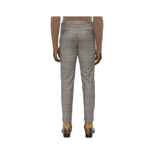 Checked-Pattern Trousers