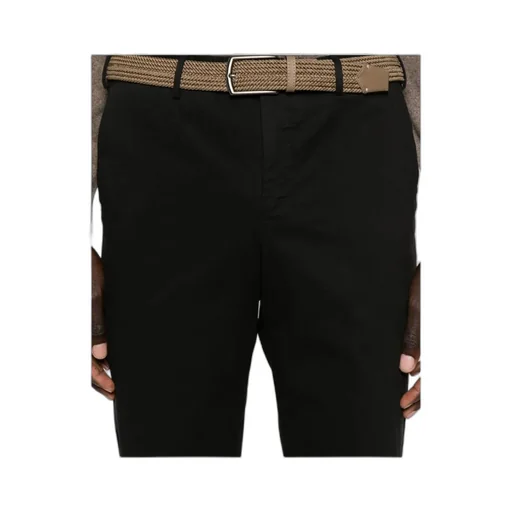 Cotton Straight-Leg Trousers